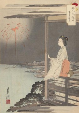  Ogata Canvas - women s customs and manners 1895 1 Ogata Gekko Ukiyo e
